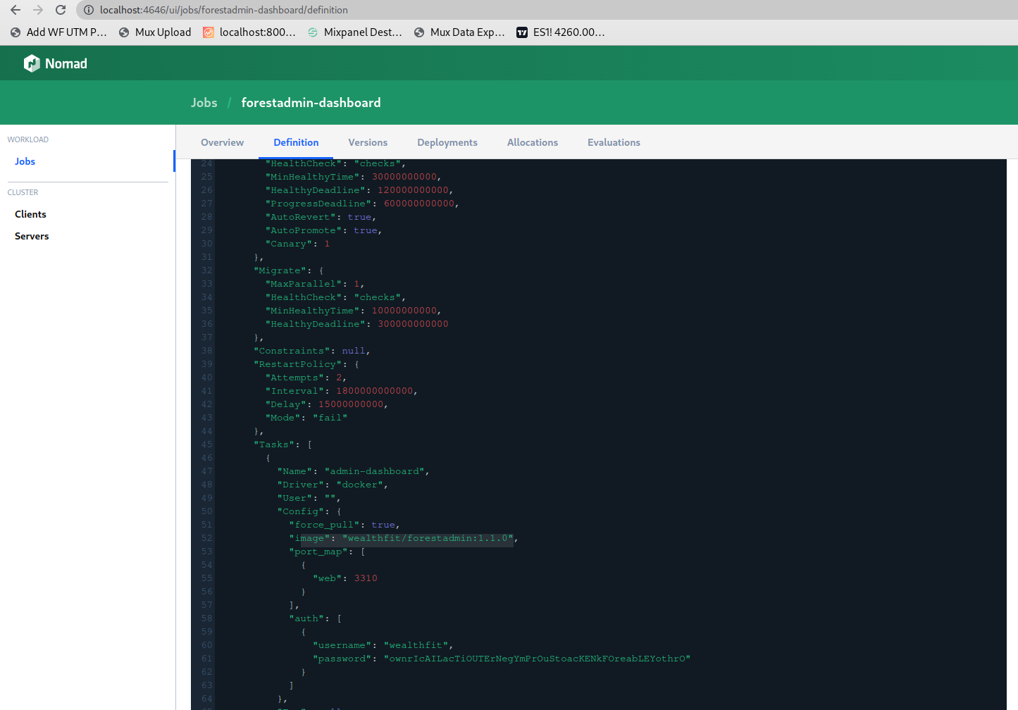 Update Nomad Image Version